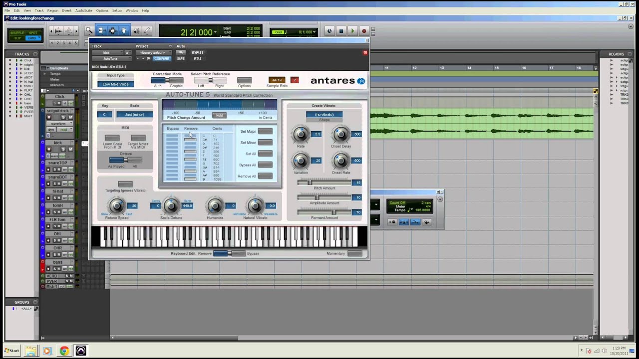 Auto-tune software for pro tools